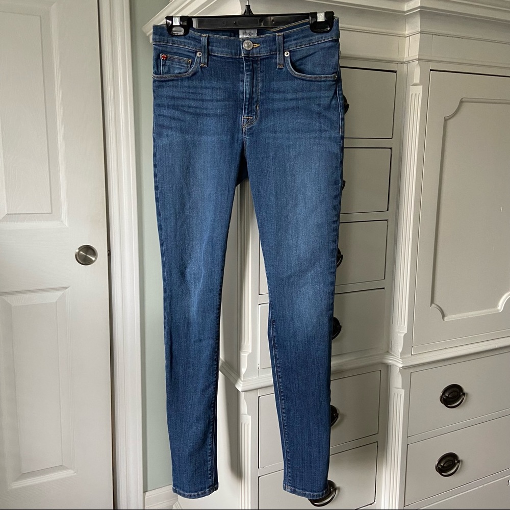 Hudson Mid-Rise Skinny Jeans
